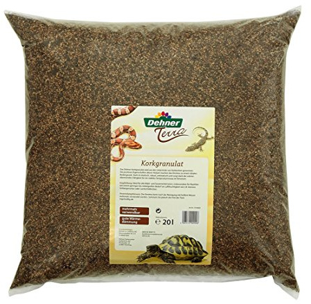 Dehner Terra Reptilienzubehör, Einstreu, Korkgranulat, 20 l