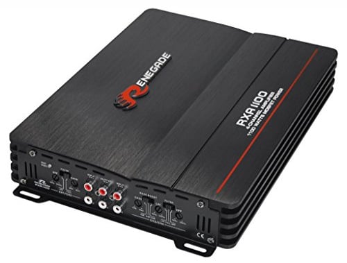 Renegade RXA1100 | 4-Kanal Class A/B Auto Verstärker | 1100 Watt MAX | 4/3/2-Kanal Betrieb | Hoch- & Niederpegeleingänge | Bass Boost | Auto Endstufe für Car-HiFi Systeme