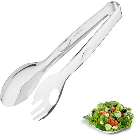 Westmark Salat-/Servierzange, Länge: 22 cm, Rostfreier Edelstahl, Greifling, Farbe: Silber, 12772270