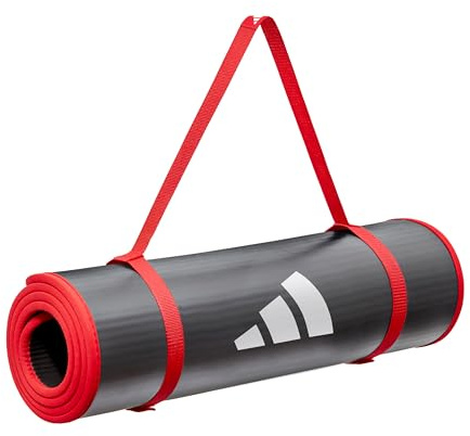 adidas Unisex Trainingsmatte, Rot,Einheitsgröße EU