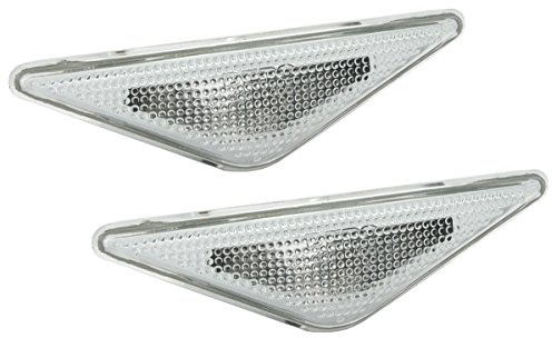 Seitenblinker Set, geeignet für Ford Focus MK1 + Ford Mondeo. Ausführung: Weiß.