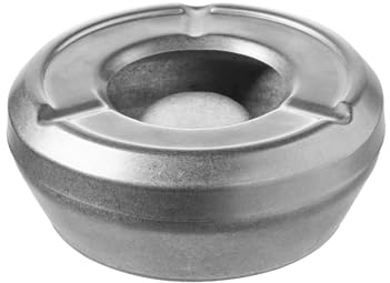 APS 72 Windaschenbecher "FORGE", Edelstahl, Vintage-Look, Ø 10 cm, Höhe 4,5 cm