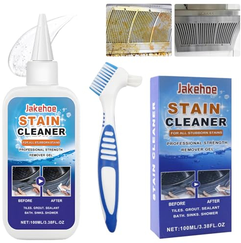 DGMI Küchenreiniger für den Haushalt Stain Cleaner mit Pinsel Küchenreiniger Fleckenentferner für Bad Küche und Silikonfugen