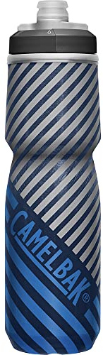 CAMELBAK Podium Chill Outdoor-Sport-Wasserflasche, Quetschflasche, Laufen, Fahrrad, Wanderung Blauer blauer Streifen