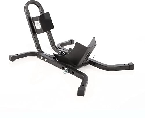 XPOtool Motorradständer für 17-21", 60-120 mm Vorderrad, einstellbare Motorradwippe aus Stahl, als Transportständer und Montageständer