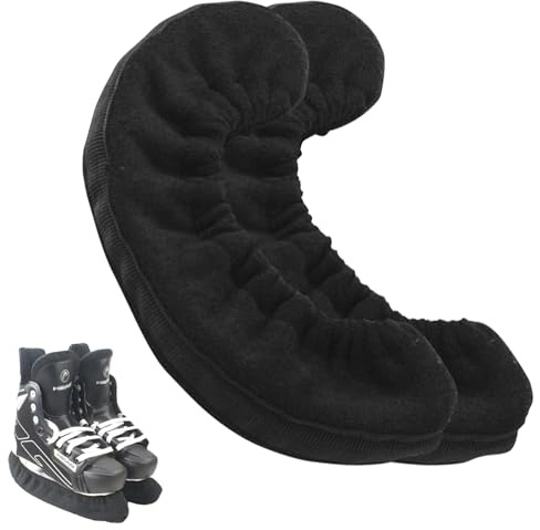 Kufenschoner Schlittschuhe,1 Paar Kufenschoner,für Schlittschuh Eishockey Schoner,Schutz Kinder Eiskunstlauf,Eislaufschuhe Zubehör Elastische,Kufenschutz Damen Kufenstrümpfe Schlittschuhschoner