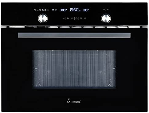 KKT KOLBE Einbaumikrowelle 60 cm | 44L | 3,35kW | Pizzafunktion | Grill | Umluft | Heißluft | Automatik-Timer | 2-fach Wärmeschutzverglasung | EBM4502S