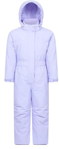 Mountain Warehouse Cloud Kinder-Schneeanzug | Atmungsaktiver, verstellbarer Winter‑Overall mit Fleecefutter für Wärme und Komfort, ideal für Ski und kaltes Winterwetter
