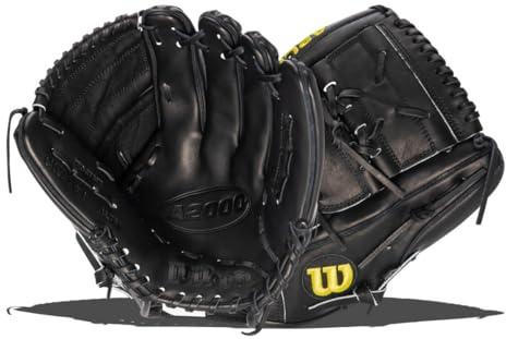 Wilson Herren 2021 A2000 CK22 Clayton Kershaw Model (P), Game-Modell-Handschuh, 29,8 cm, Schwarz, Large