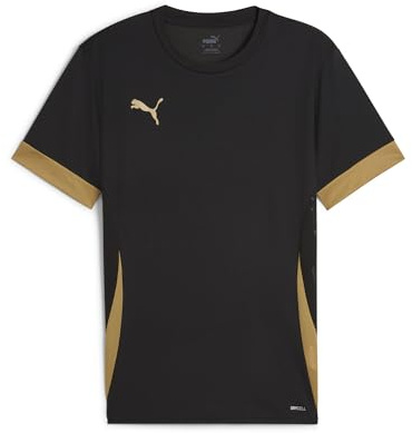 Puma Unisex Teamgoal Matchday Jr Fußballtrikot, Puma Black-Puma Gold-Matte Gold, 152 EU