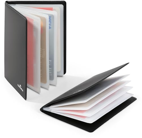 Durable Kreditkartenetui mit Rfid Schutz, Kartenetui für 8 Karten, schwarz, 230958