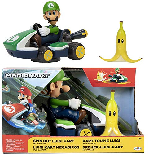 Super Mario Nintendo Rennfahrzeug Kreisel Luigi Grün 408754-PB