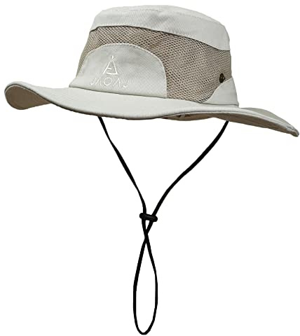 Herren Sonnenhut UV Schutz Sommerhut Fischerhut UPF 50 Safari Anglerhut | Faltbarer Baumwolle Atmungsaktives,Vielseitiger Outdoor-Hut, Gewebe ideal Wandern, Camping,leicht platzsparend zu verstauen