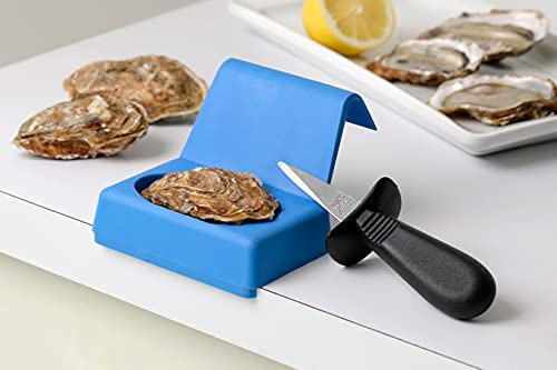 Patisse Austern-Öffnungsset mit Austernmesser + Austernhalter - Austernmesser - Kunststoff, ABS-Kunststoff