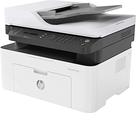 HP Laser 137fnw Laser-Multifunktionsdrucker (Laserdrucker, Kopierer, Scanner, Fax, WLAN)
