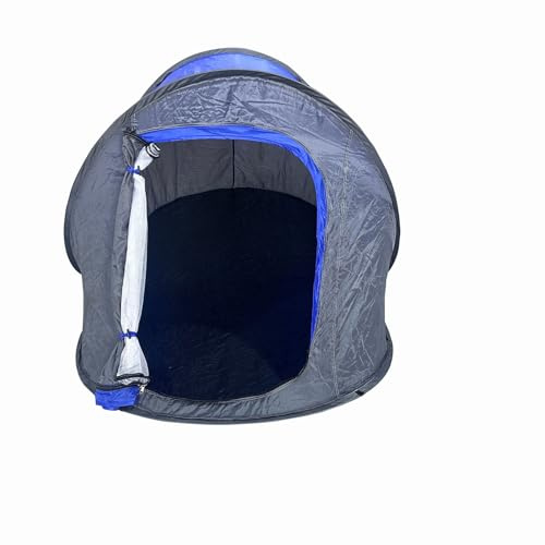 Pop Up Wurfzelt für 2 Personen blau grün Outdoor Campingzelt Trekking Festival
