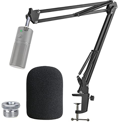 Razer Seiren X Mikrofonarm mit Popschutz - Gelenkarm mit Windschutz kompatibel mit Razer Seiren X USB-Mikrofon Mikrofonständer von YOUSHARES