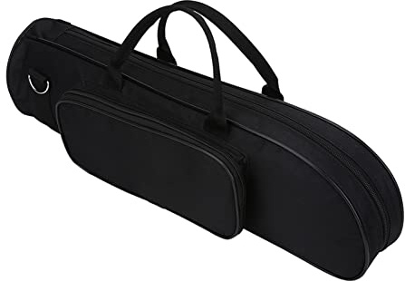 Trompeten-Gigbag Gepolsterte Tasche aus Oxford-Stoff mit Verstellbarem Schultergurt und Mehreren Fächern für Instrument und Zubehör