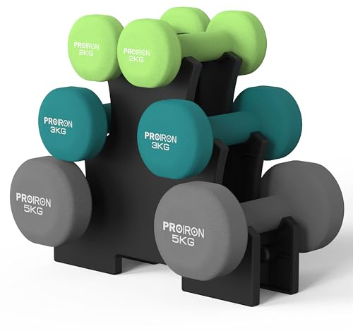 PROIRON Hanteln Neopren Kurzhanteln Frauen Hantelset Kleine Hantel Kurzhantelset (2er-Set) für Damen Gymnastik Yoga Pilates und Kinder
