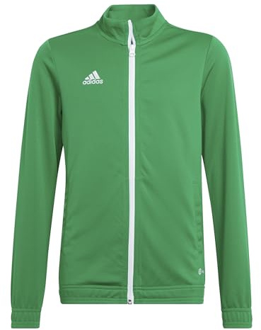 adidas Unisex Kinder Entrada 22 Track Jacket, team green/white, 11-12 Years