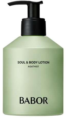 BABOR Soul & Body Lotion AGATHIST (250 ml) – feuchtigkeitsspendende Körperlotion mit Sheabutter, Mandelöl und Ceramiden – schnell einziehende Körperpflege für ein geschmeidiges Hautgefühl