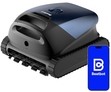 Beatbot Sora 10 Poolroboter, 25700 LPH, 5 L großer Filterkorb, Marineblau | Poolroboter Akku Boden und Wand, Reinigt Wasserlinie & Plattformen, smartes Wasserlinien-Parken, 2026 Neu