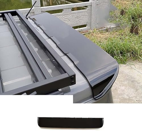 IONZS Auto Spoiler Heckflügel für Suzuki Jimny JB64 JB74 2019-2021,Schwanzflügel Heckklappenspoiler Lippe,Dachspoiler Hinteres Dach Spoiler,A/Black