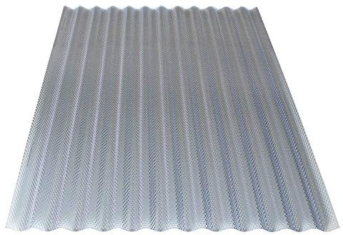 KAISER plastic® 5er Set Wellplatte Wabe | Xtra Strong (PC) | Wabenstruktur und klar | 2,6mm Stärke | Welle 76/18 | 90 x 120 cm | Made in Germany