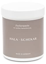 HALA SCHEKAR Natürliche Zuckerpaste Haarentfernung Zuckerpaste, Dose 400g, Sugarpaste strong, Smoothwax, Natürliche Inhaltsstoffe, naturkosmetikkonform, sanft, effektiv, Made in Germany