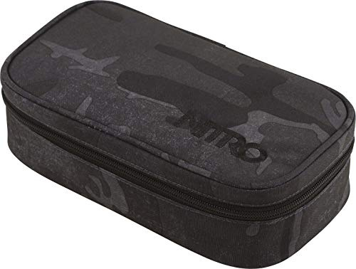 Nitro Pencil Case XL Inkl. Geo Dreieick & Stundenplan, Federmäppchen, Schlampermäppchen, Faulenzer Box, Federmappe, Stifte Etui