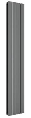 ELEGANT Design Flach Heizkörper 1800 x 308 mm Antrazit Badheizkörper Doppellagig Heizkoerper Vertikal Paneelheizkörper
