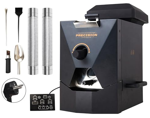 500g Elektrische Kaffeeröstmaschine – Ideal für den Heimgebrauch. Ausgestattet mit intelligenter Automatik, 9 voreingestellten Röstprofilen, manuellem Modus, Spreuabsaugsystem und Kühlfunktion