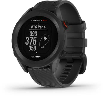 Garmin Approach S12 - GPS-Golfuhr mit Schlagweitenmessung & Distanzangaben zum Grün/Hindernissen auf 42.000 Golfplätzen. 1,3“ Display mit einfacher Bedienung & bis zu 30 h Akkulaufzeit im Golf-Modus.