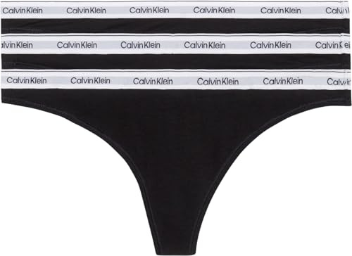 Calvin Klein Damen 3er Pack Strings Thong Unterwäsche