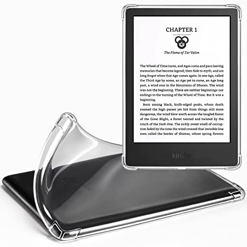CoBak Hülle für 6 Zoll Kindle 11 (2024 und 2022)- Durchsichtige Cover für 6 neuen Kindle 11. Generation 2024/2022 veröffentlicht(Modell Nr. RS23CV/C2V2L3), Leichte, Kratzfeste Silikonrückseite