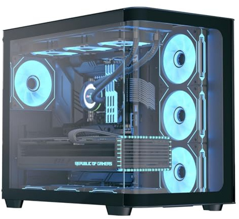 AeroCool GEH Midi P500C-G-BK-V1 o.N. Full Tempered Glas