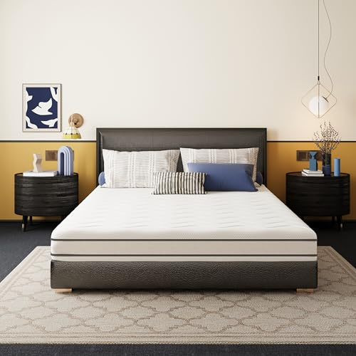 EGOHOME Matratze 140x200 cm Härtegrade H2 und H3, 7-Zonen Ergonomisch Kaltschaummatratze, Wendematratze Öko-Tex Zertifiziert