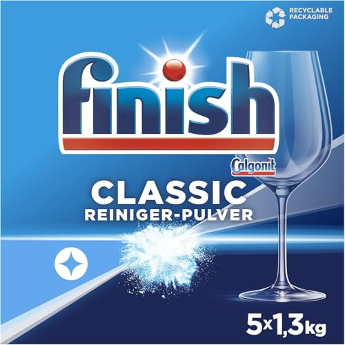 Finish Classic Reiniger-Pulver Geschirrspülmittel 6,5 Kg (5x 1,3 Kg)