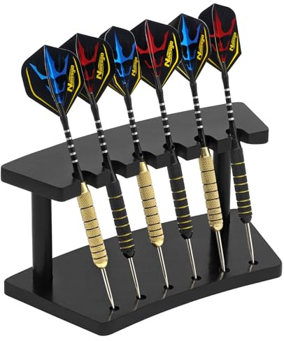 Naissgo Darthalter, Zubehör für Dartscheibe, Dart Ständer für Jede Art von Darts für Steeldart & Softdarts, Präsentation Display Rack für Dart Halterung