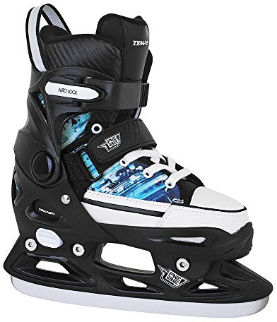 Tempish Herren Größenverstellbare Eishockey-Schlittschuhe Für Jungen, Kinder-Schlittschuhe Rebel Ice ONE PRO, Black, 33-36, 1300001830