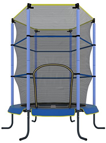 Ultrasport Kinder Indoor Trampolin Jumper, Blau, 140 cm, 33070000065B