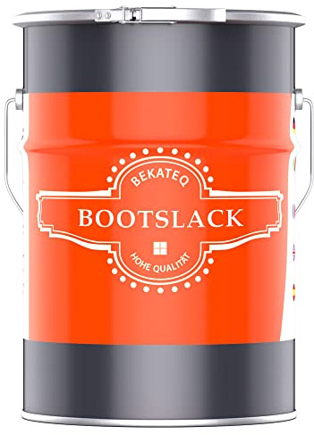 BEKATEQ BE-400 Premium Bootslack farblos seidenmatt, 2,5 Liter I Klarlack für Holz, Schiffe, Möbel I hochbelastbarer & wetterbeständiger Parkettlack, Treppenlack, Yachtlack I für innen & außen