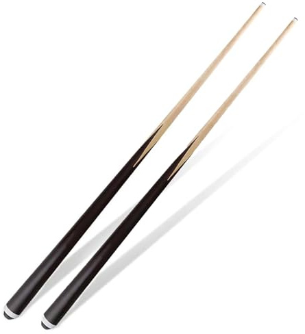 JX Billardqueues für Kinder, 91,4 cm, Shorty-Queues, Billard-Queue-Sticks für Kinder, Hartholz, Billardqueue, 13 mm, Klebespitzen, 2 Stück