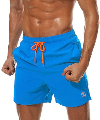 ZOXOZ Badehose Herren Schnelltrocknend Badeshorts Swim Shorts mit Mesh und Verstellbarem Tunnelzug