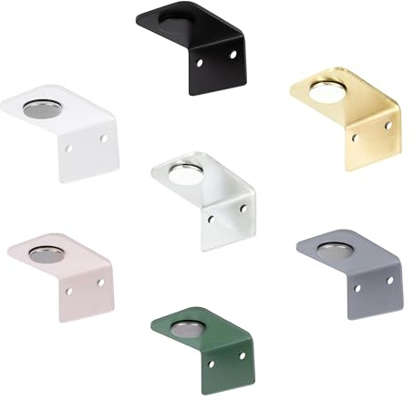 Natural Goods Berlin KLEAN Seifen-Halter mit Magnet | Seifenablage zum Kleben ODER Bohren | 2X Seifenanker als Magnet-Halter | Rostfrei & pulverbeschichtet | Schwebende Seifen-Halterung in Weiß