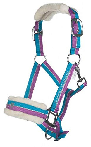 HKM Halfter Funny Horses, Pferdehalfter, Weide-, Stallhalfter, Shetty, 1 Stück (1er Pack)