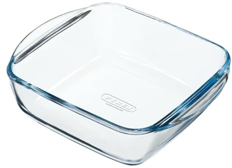 Pyrex Prepware - Quadratische Glas-Auflaufform 20x17cm - 1L