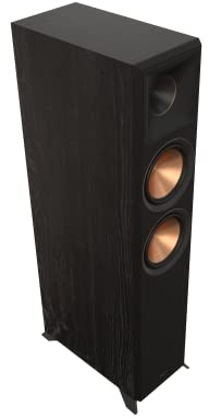 Klipsch Reference Premiere RP-6000F II Bodenlautsprecher mit größerem 90° x 90° Hybrid-Tractrix-Hupe, 2,5 cm Hochtöner, 16,5 cm Tieftöner und Dolby Atmos Stück Ebenholz