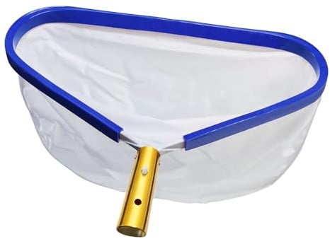Bseical Pool Kescher, Teichkescher Feinmaschig Algen, Professionellen Poolkescher, Kescher Pool Feinmaschig, Pool Zubehör Poolreinigung Bodenkescher Mit Aluminiumrahmen, Schwimmbad Skimmer Netz