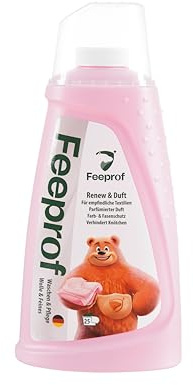 Feeprof Wollwaschmittel 1L – Feinwaschmittel 25-50 Wäschen, Flüssigwaschmittel für Wolle, Seide & Kaschmir, Sensitiv-Formel, Wirksam ab 20°C, schonend zu Stoffen